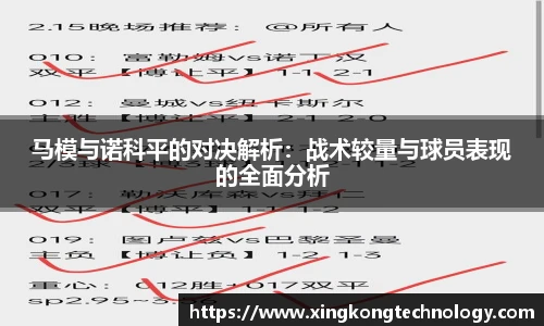马模与诺科平的对决解析：战术较量与球员表现的全面分析